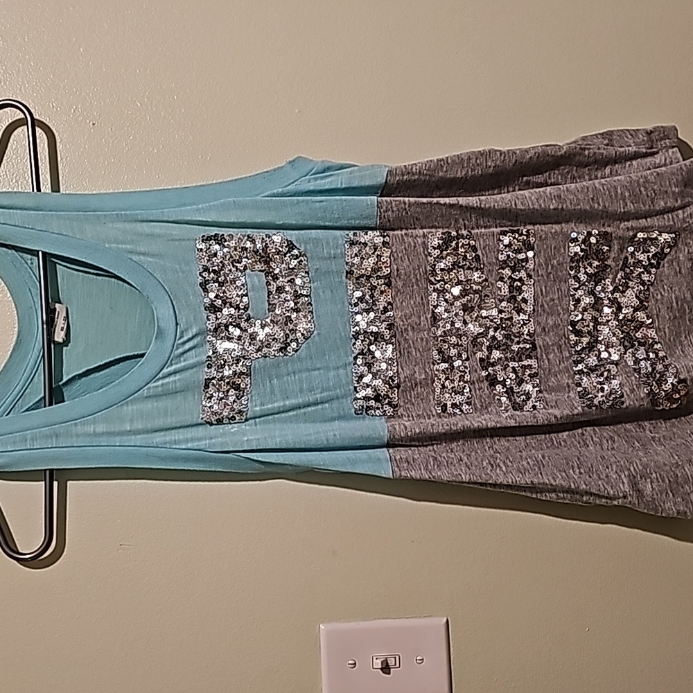 Pink, size xs, oversized tank